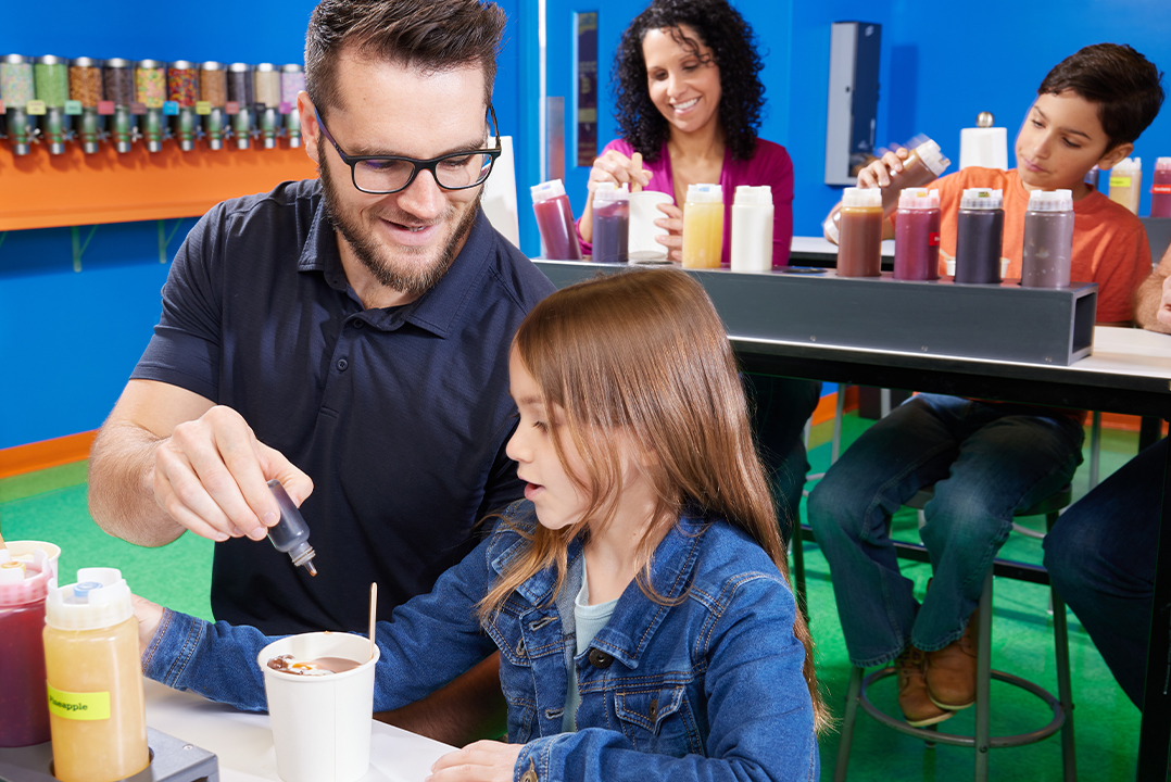 Father and Daughter at Taste Lab image